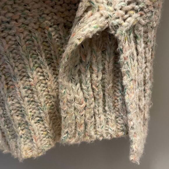 Anthropologie Kaisley Small Sweater | Back Zipper, Pink Beige Knit Pullover, EUC - Picture 11 of 13
